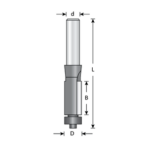 Dimar DIM-101R42-2 Flush Trim Bit 1/2X1/2