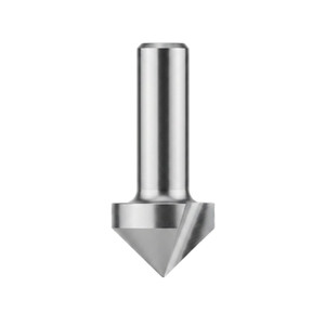 Dimar DIM-105R8-25 105R8-25 V-Groove Bit 1in Dia 90-Degree 2-Flute 1/2in Shank