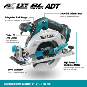 Makita MAK-DHS680Z 18V 6-1/2in Brushless Circular Saw Bare Tool
