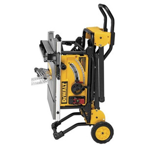 DEWALT DEW-DWE7491RS 10in Jobsite Table Saw with 32-1/2in Rip Capacity and Rolling Stand
