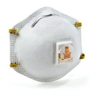 3M 3M-8511 N95 Cool Flow Valve Particulate Respirator 10-Pack