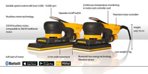 Mirka Abrasives MIR-MID3830201US Deos Sander 3in x 8in (3mm Stroke)