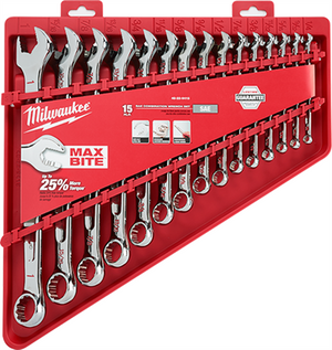 Milwaukee MIL-48-22-9415 15pc Combination Wrench Set - SAE