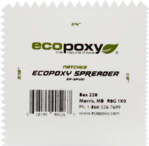 EcoPoxy EP-SP-101 4in Notched Spreader