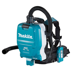 Makita DVC265ZXU 18Vx2 LXT Cordless Backpack Vacuum Cleaner with AWS (2.0 L)