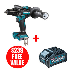 Makita MAK-HP001GZ 40V MAX XGT 1/2in Hammer Drill/Driver Bare Tool