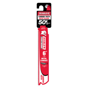 Diablo FRE-DS0612CFC 6in Steel Demon Carbide Blades for Thin Metal Conduit Cutting