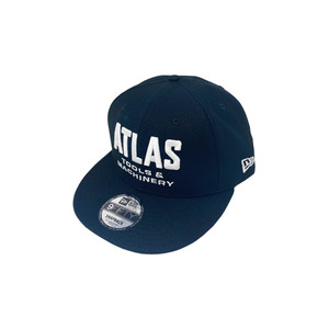 Atlas HAT-ATL-BLACK Black Snapback Hat