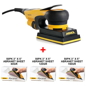 Mirka Abrasives MIR-MCA-DEOS35NET DEOS Sander 3in x 5in Kit with Bluetooth