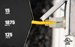 Southwire SOU-12/3-CORD-25 25FT Extension Cord 12/3 - Single