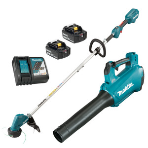 Makita MAK-DLX2398 18V LXT 2-Tool Blower & Trimmer 2x 3.0Ah Combo Kit