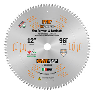 CMT Orange Tools CMT-25409612 12" x 96T Non-Ferrous / Laminate Blade