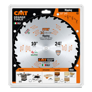 CMT Orange Tools CMT-25002410 10in x 24T Ripping Wood Blade