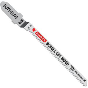 Diablo FRE-DJT101AO5 3-1/4in X 20 TPI HCS Soft Wood Jigsaw Blade Scroll Cut (5pk)