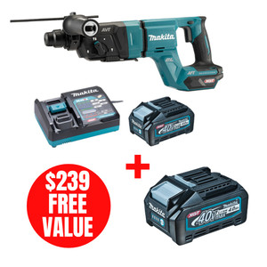 Makita MAK-HR007GM101 40V MAX XGT 1-1/8in Rotary Hammer 4.0Ah Kit