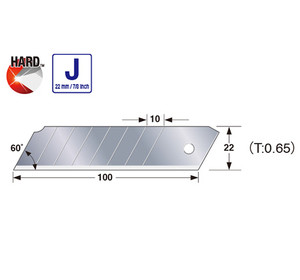Tajima TAJ-LCB-62 J-Blade Endura 10pk