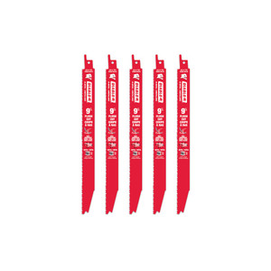 Diablo FRE-DS0914AFC5C 9in  10/14 TPI Bi-Metal Reciprocating Saw Blade for Flush Nail Embedded Wood/Metal/Plastic Cutting (5pk)