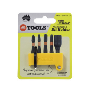 48 TOOLS MBH-DEW-YEL-01 DEWALT 20V/60V Tools Magnetic Bit Holder - Yellow
