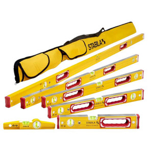 Stabila STAB-78396 Type 96M Magnetic 6pc Level Set and Case