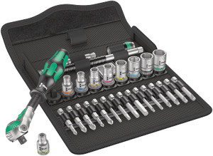 Wera Tools WERA-0500401X001 1/4in Drive Zyklop Speed Ratchet Set (28pc)