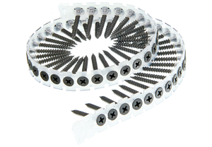 Bissett BIS-BF-CDS-1MXX #6 Collated Drywall Screws Coarse Gray Phosphate 1000-Count