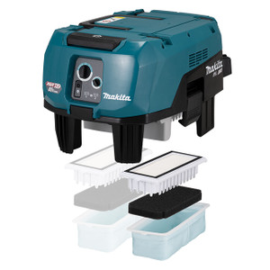 Makita MAK-VC007GLZ02 40Vx2 XGT BL 40L Wet/Dry/Dust Extractor with HEPA, XPT & AWS (Bare Tool)