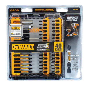 DEWALT DEW-DWA2T40IRC FlexTorq IMPACT READY Screwdriving Bit Sets with ToughCase System