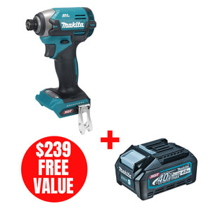 Makita MAK-TD003GZ 40V MAX XGT 1/4in Impact Driver (Bare Tool)