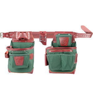 Occidental Leather OCC-8585LH-XXL FatLip Heritage Tool Belt Set - Left Handed - XX-Large - left handed set, laid flat