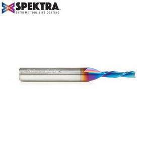 Amana Tool AMA-46200-K Spektra Spiral Plunge 1/8in Down-Cut Router Bit, 1/4in Shank