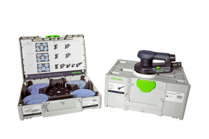 Festool FES-578150 ETS EC 125 5in Sander + NET Abrasive Combo Kit