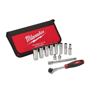Milwaukee MIL-48-22-9000 3/8in Drive SAE Socket Set 12 Pieces