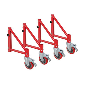 MetalTech MT-I-BMS04 Set Of 14in Outriggers For Buildman 6ft Drywall Baker W/ Casters For 2 Units High