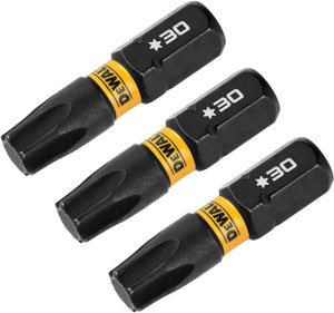 DEWALT DEW-DWAF1TX30IR3 Flextorq 1in T30 Screwdriver Bits