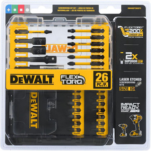 DEWALT DEW-DWANGFT26SETC DW 26-PC FT Drive Bit Set