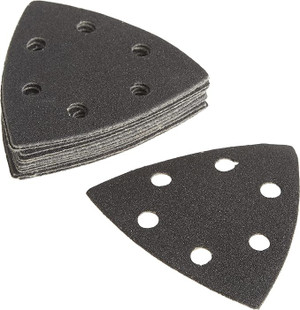 DEWALT DEW-DWASPTRI12 120 Grit Hook and Loop Triangle Sandpaper 12 Pack