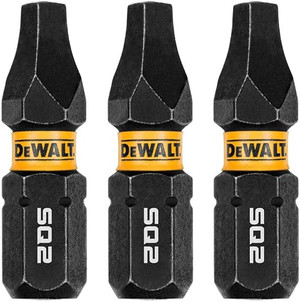 DEWALT DEW-DWAF1SQ2IRXX 1in Flextorq Square SQ2 Bits