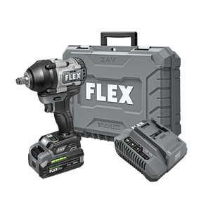 FLEX FL-FX1451-1F 24V 1/2in Mid Torque Impact Wrench Stacked Lithium 3.5Ah Kit
