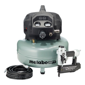 Metabo HPT HPT-KNT50ACM Compressor And Nail Kit