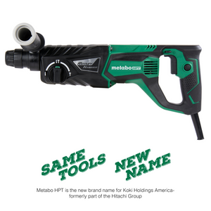 Metabo HPT HPT-DH26PFM 1in 3-Mode D-Handle SDS Plus Rotary Hammer