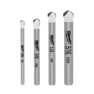 Milwaukee MIL-48-20-8998 Tile And Natural Stone Bit Set 4 Pieces