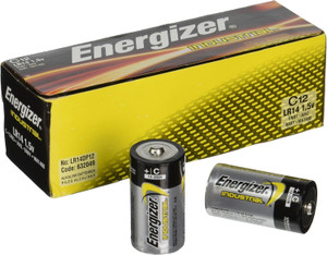 Energizer ENG-EN93 Industrial C Alkaline Batteries 12 -Pack