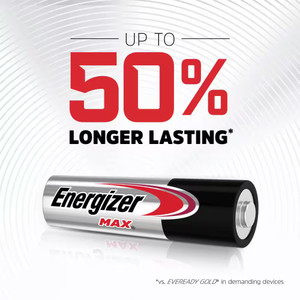 Energizer ENG-E91MP-8 Max AA Alkaline Batteries 8 -Pack