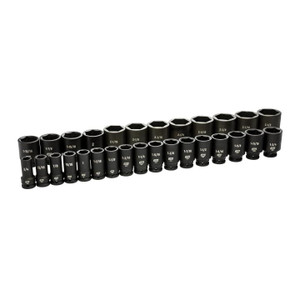 GEARWRENCH GW-84037 3/4in Drive 6 Point SAE Deep Impact Socket Set 29-Pieces