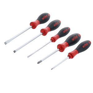 Wiha Tools WIHA-30277 Soft Finish Slotted And Phillips Screwdriver Set 5 Pieces