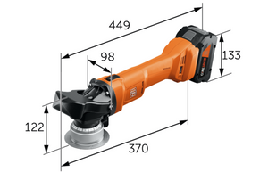 Fein Canada FEIN-71380562090 Cordless Beveler 3/16in With Accessory Set