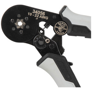 Klein Tools KLE-34056 10-22 AWG Wire Ratcheting Ferrule Hex Crimper