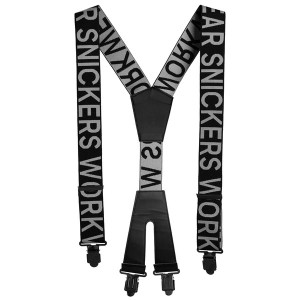 Snickers Workwear SNI-90640458 Logo Braces - Black/Steel Grey