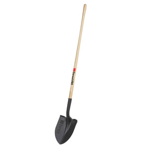 Garant GRA-GHR2FL Pro Round Point Shovel Long Wood Handle