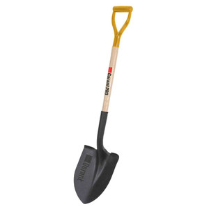 Garant GRA-GHR2FD Round Point Shovel Wood Handle D-Grip